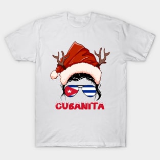 Cuba girl, Cubanita Christmas gift , Regalo Navidad Cuba T-Shirt